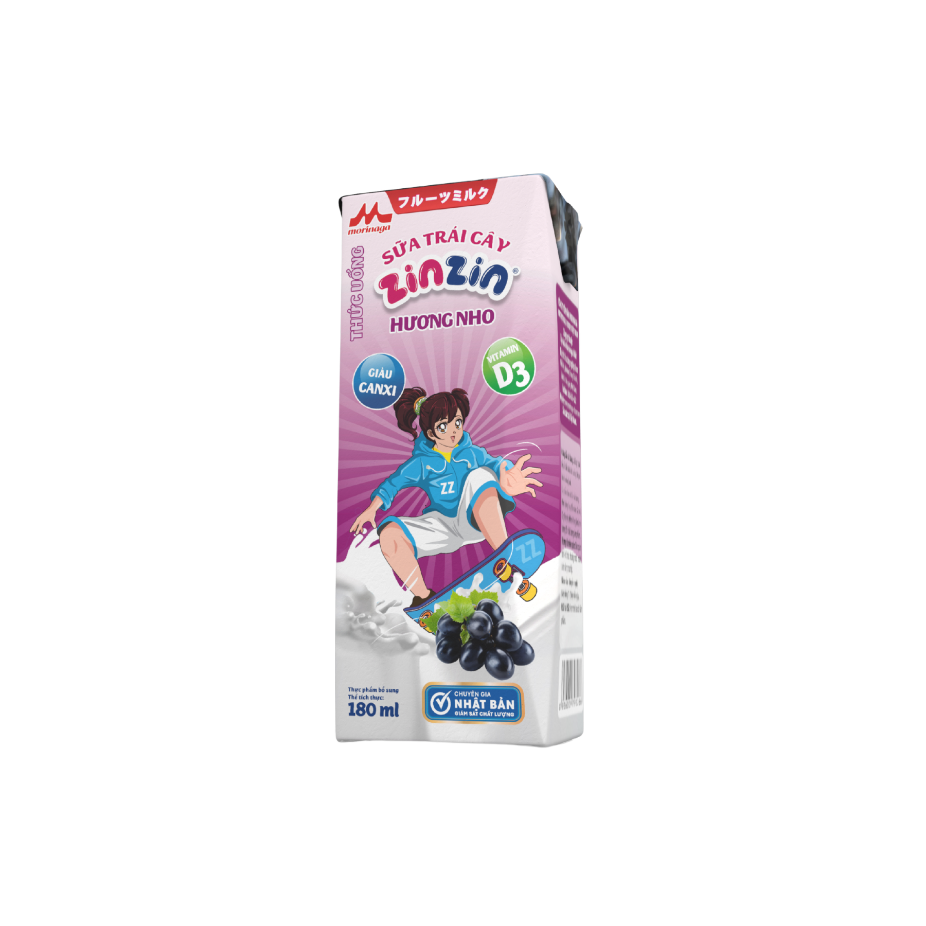 ZINZIN JUICE MILK DRINK 180 ML