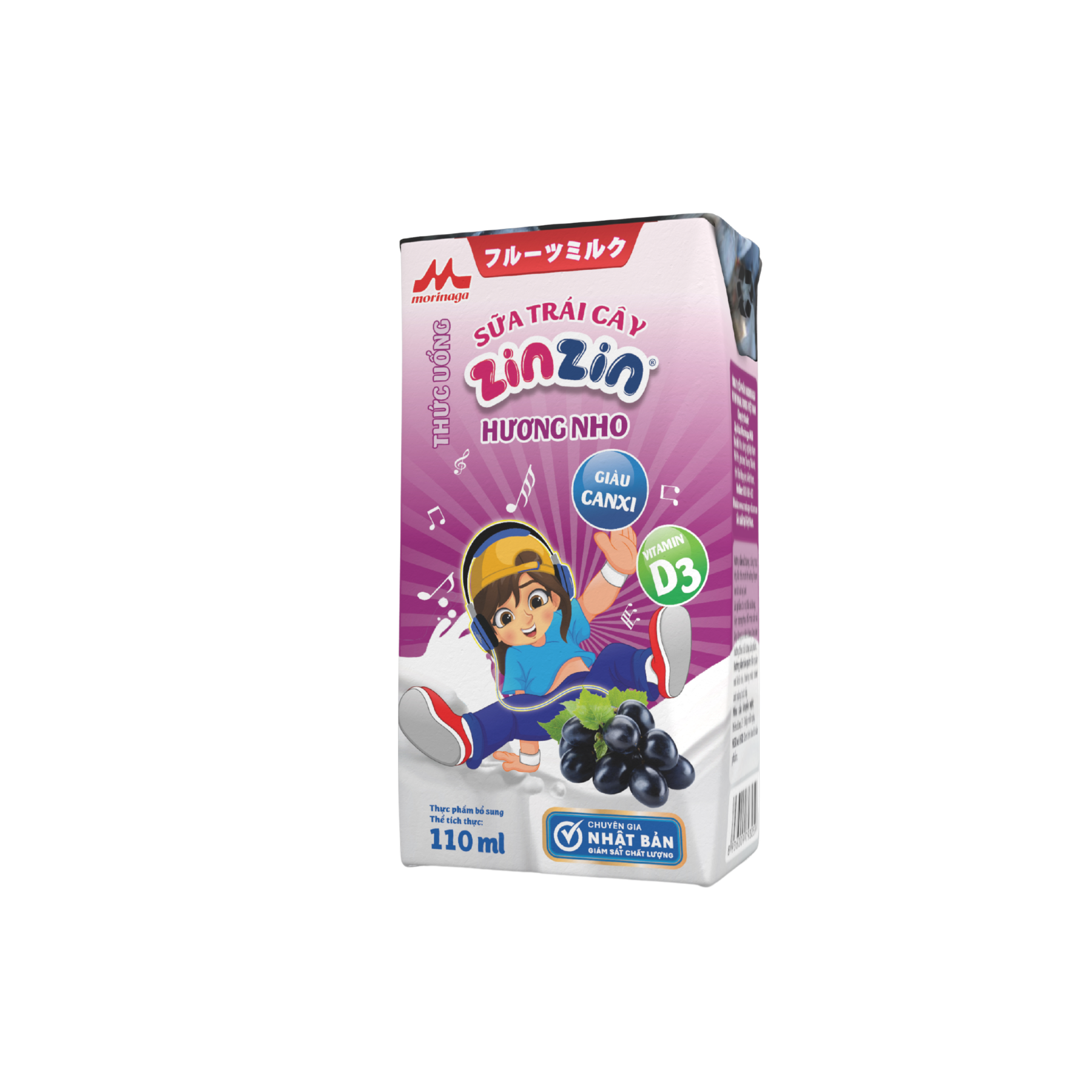 ZINZIN JUICE MILK DRINK 110 ML