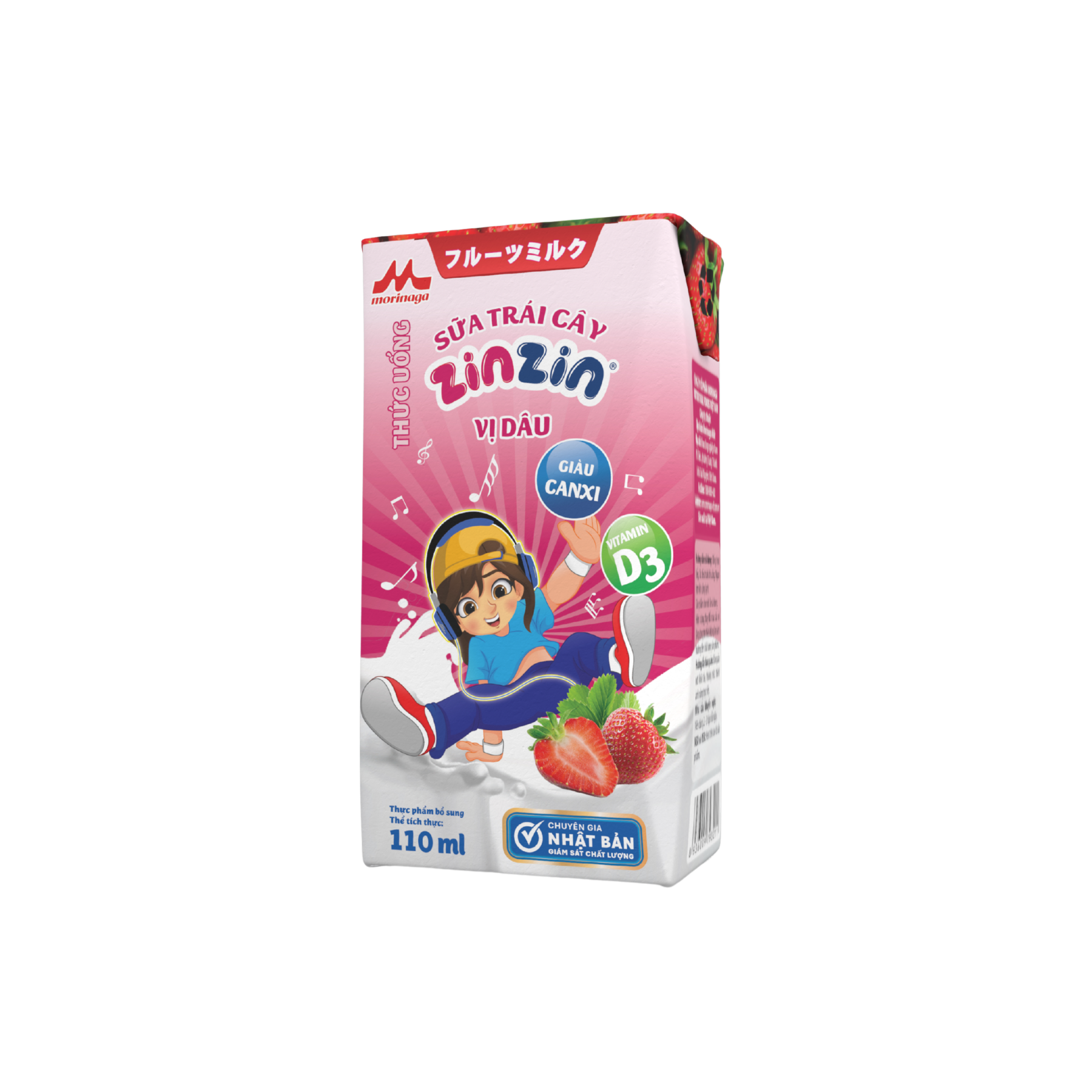 THỨC UỐNG SỮA TRÁI CÂY ZINZIN 110 ML
