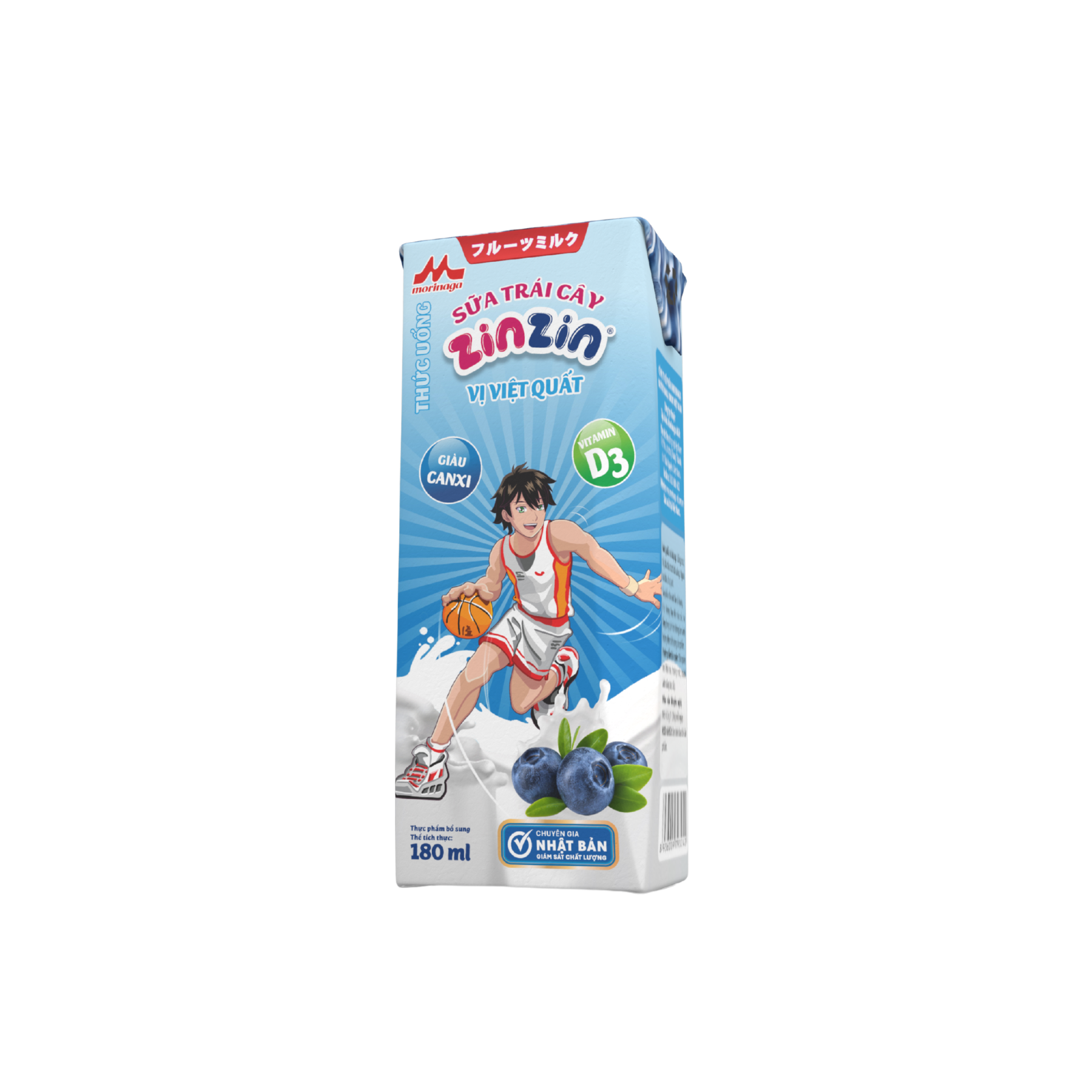 THỨC UỐNG SỮA TRÁI CÂY ZINZIN 180 ML