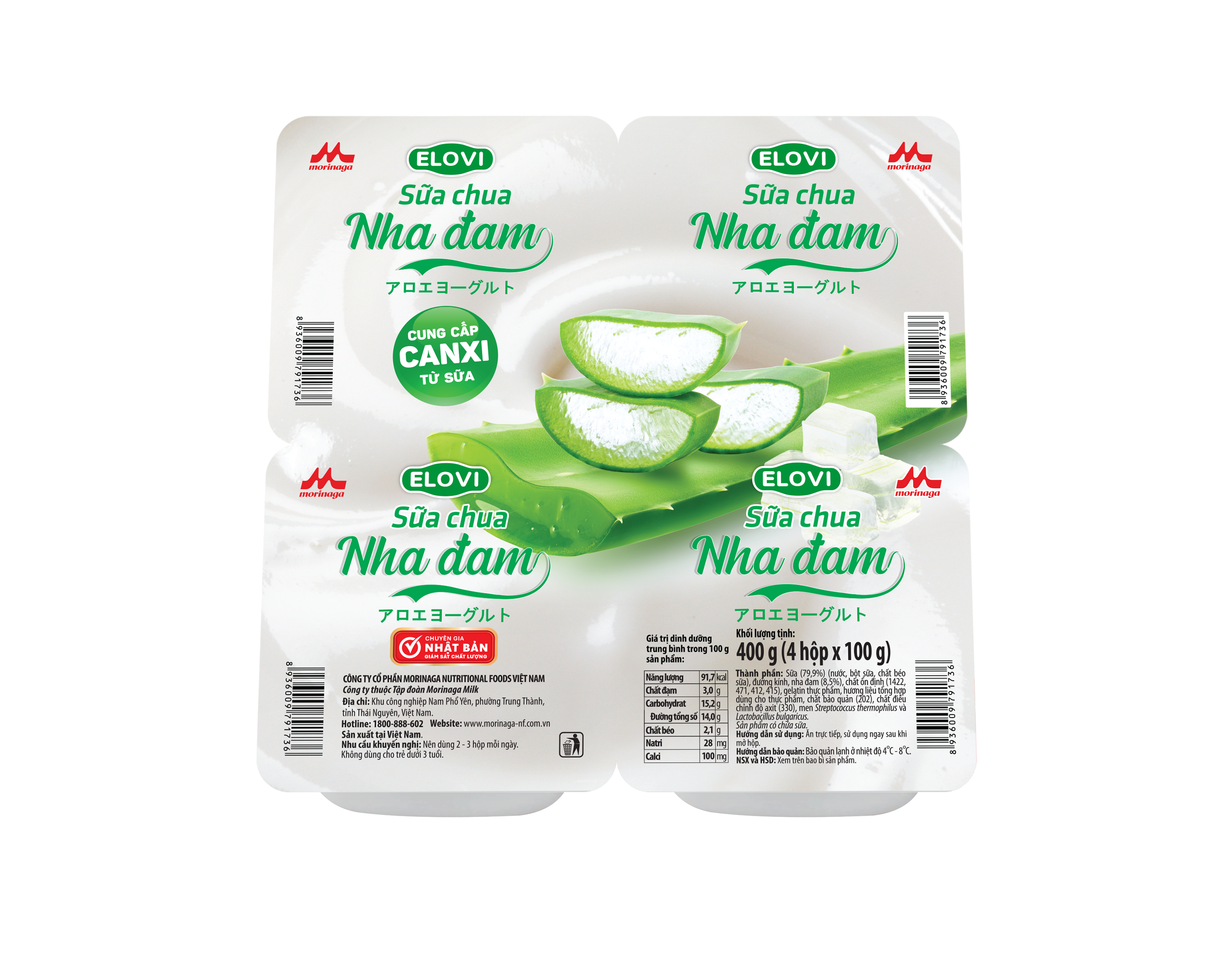 SỮA CHUA NHA ĐAM ELOVI