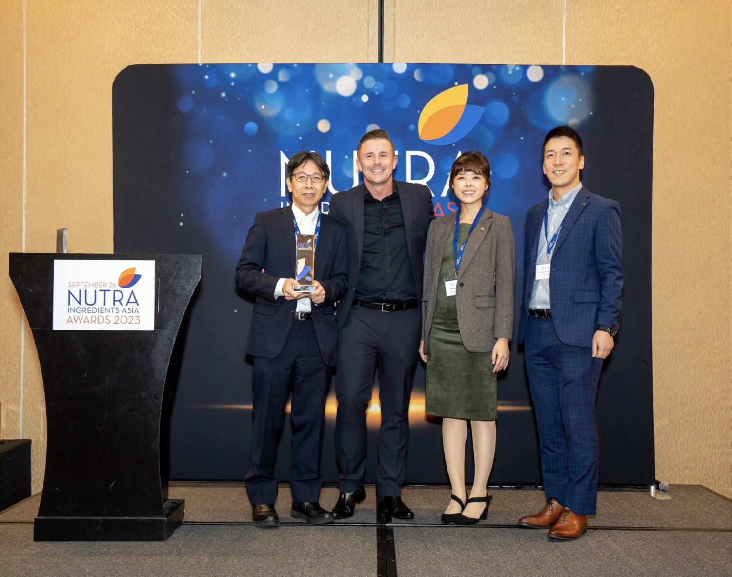 Morinaga Milk Industry was awarded at the NutraIngredients-Asia Awards