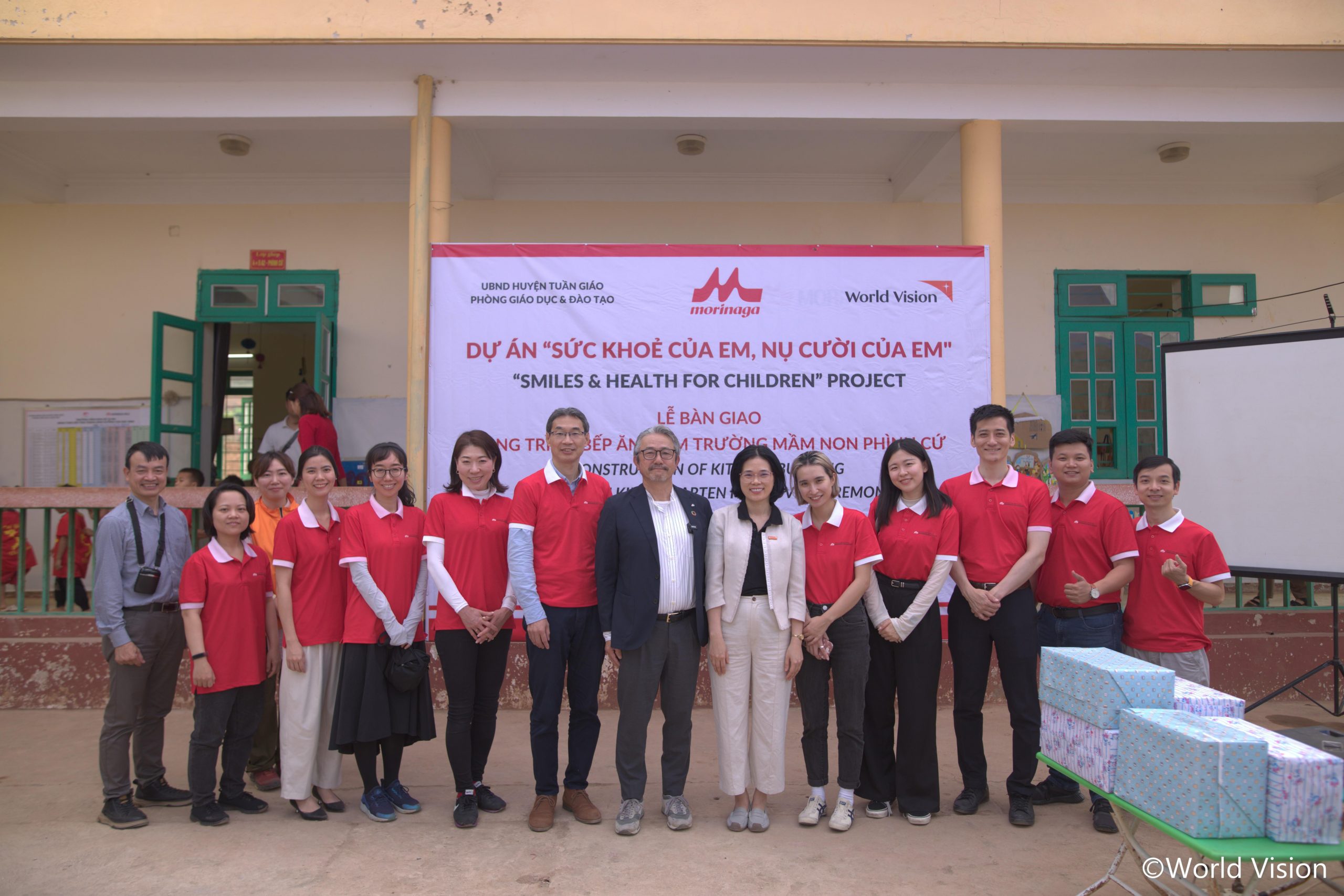 Morinaga Milk Group donates kindergarten kitchen facility to the Department of Education and Training in Dien Bien