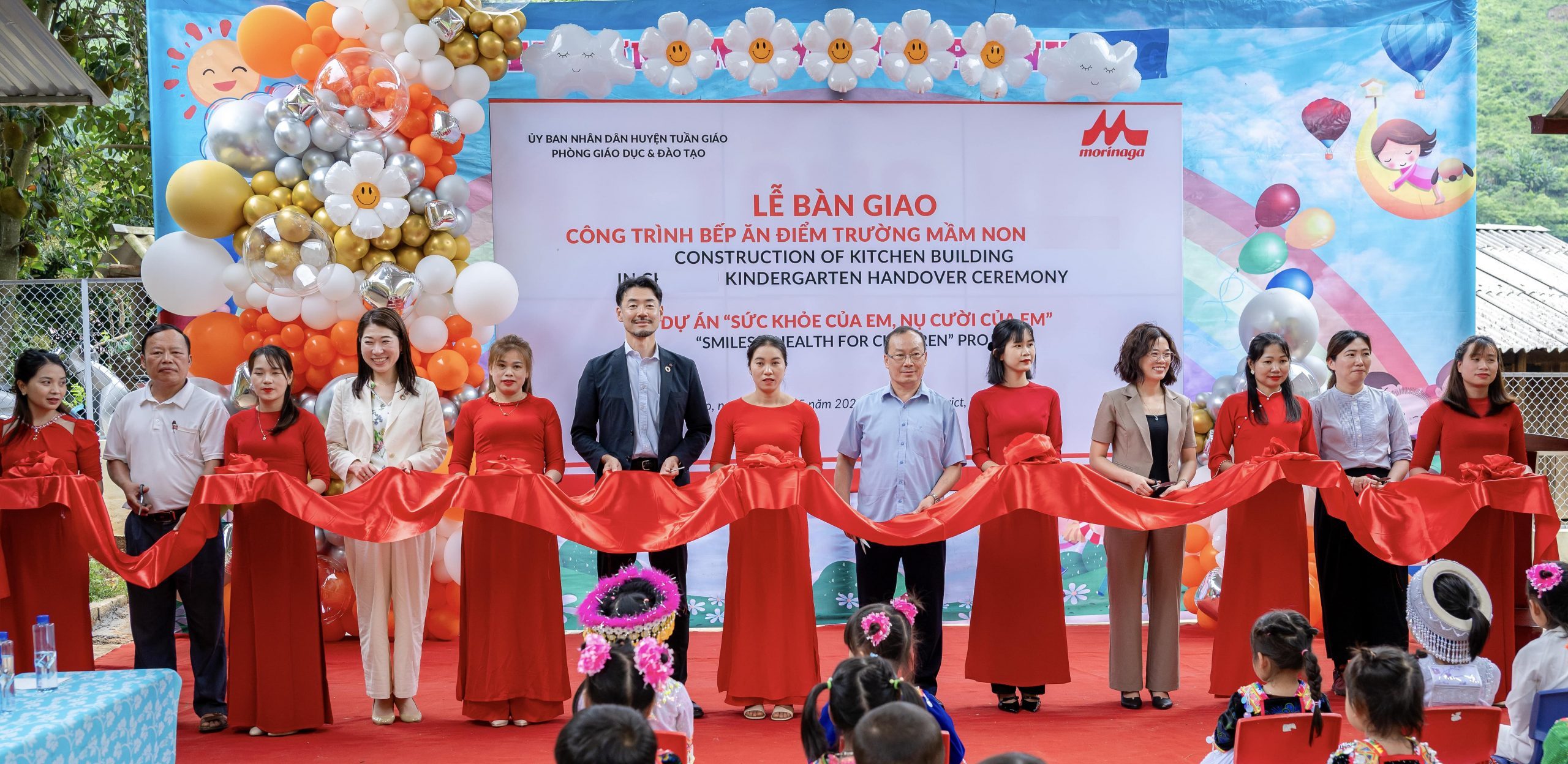 Tập đoàn Morinaga Milk Industry trao tặng cơ sở bếp ăn mầm non cho Sở Giáo Dục và Đào tạo huyện Tuần Giáo giai đoạn 2