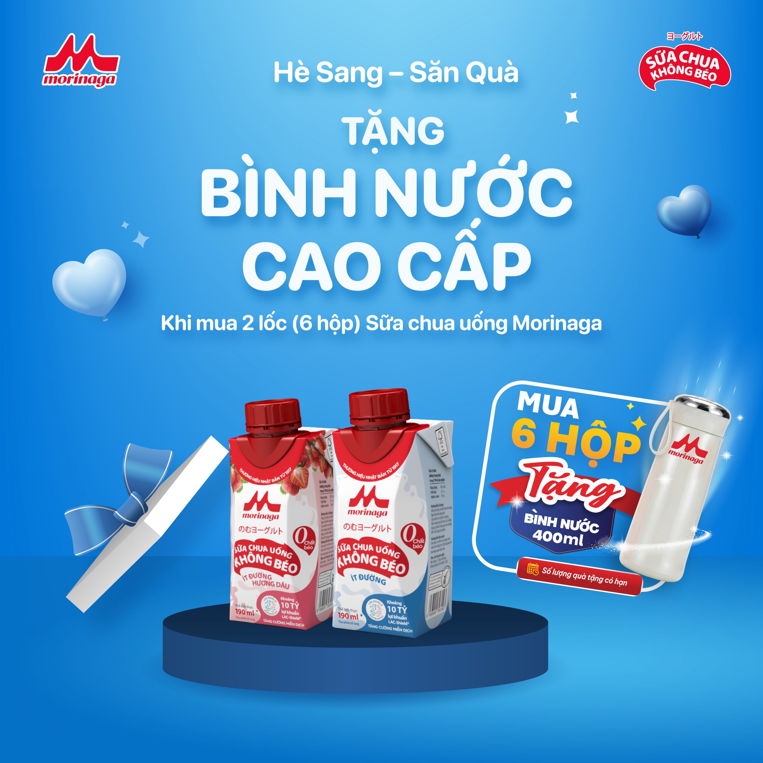 CHƯƠNG TRÌNH QUÀ TẶNG BÌNH NƯỚC CAO CẤP 400ML